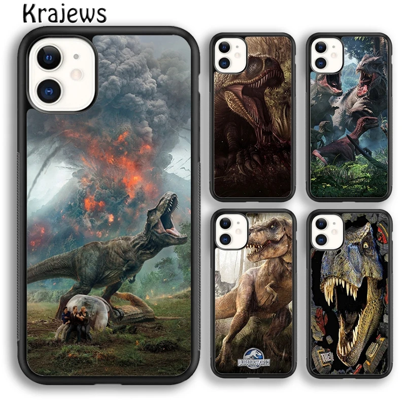 Чехол krajew T Rex для телефона с динозавром тираннозавром чехол iPhone 5s SE 6s 7 8 plus X XS XR 11 12