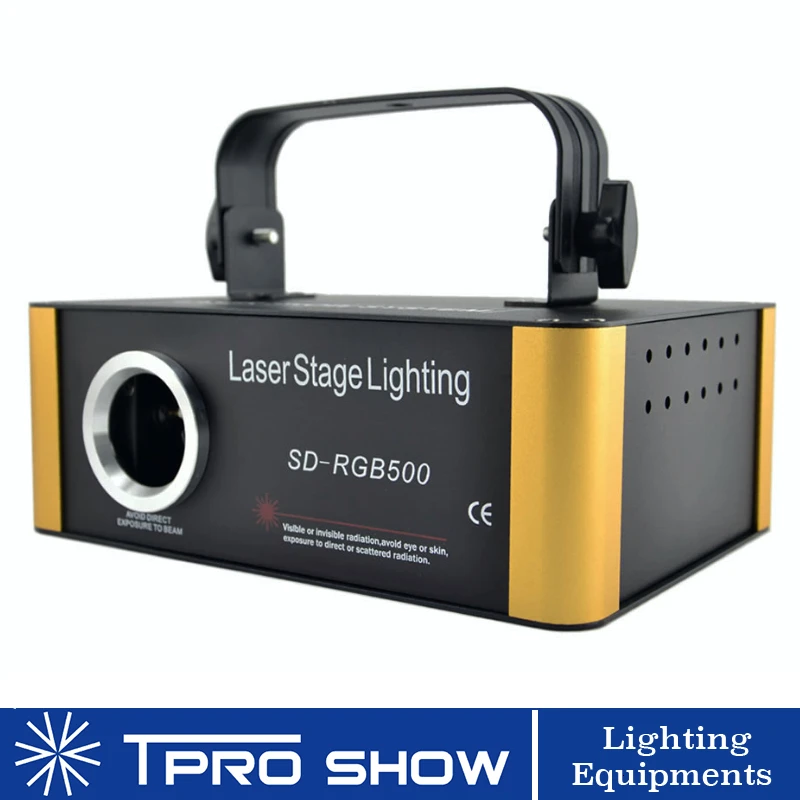 

500mW RGB Laser Projector Sound Dmx Control Animation Stage Lighting Effect SD Card Programs Lazer DJ Lights For Weddings Club