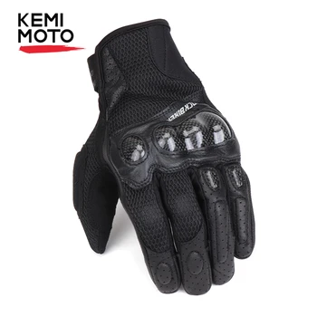 

Summer Motorcycle Gloves Camouflage Carbon Fiber Breathable Motocross Luvas Cycling Protective ATV Rider Glove Guantes Motos