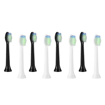 

Generic Replacement Brush Heads Compatible with P-HX-6064 Replacement Toothbrush Brush Heads Black 4 pcs/set