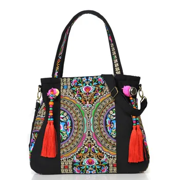 

2020 China National Designer Brand Ethnic Embroidery Bag Special Ethnic Embroidery Portable Shoulder Bag Ethnic Bags