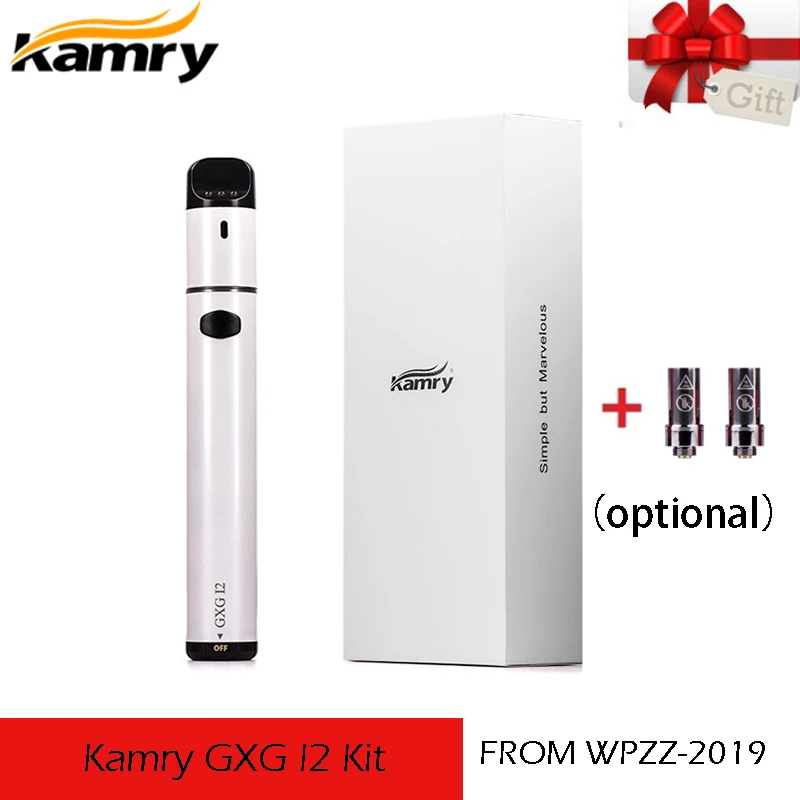 Горячая Kamry GXG I2 нагревательная палка комплект 1900 мАч нагрев без сжигания