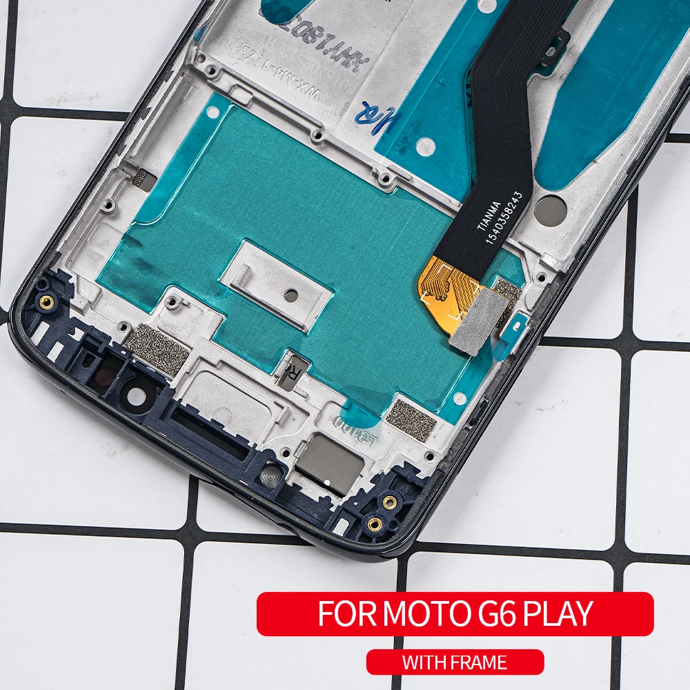 ЖК-дисплей 5," для Motorola Moto G6 Play Xt1922 XT1922-2 ЖК-дисплей Сенсорная панель для мобильного телефона lcd s дигитайзер сборка AAA