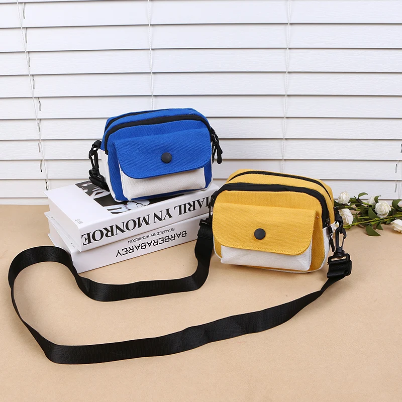INS Super Hot canvas small square bag girl 2019 New South Korean version of the summer dance girls one-shouldered wholesale | Багаж и