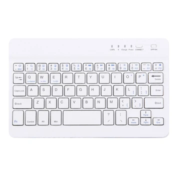 

HOT-Portable Wireless Bluetooth Keyboard Keypad 7 Inch for Tablet Laptop Smartphone iPad Support IOS Android System Phone Univer