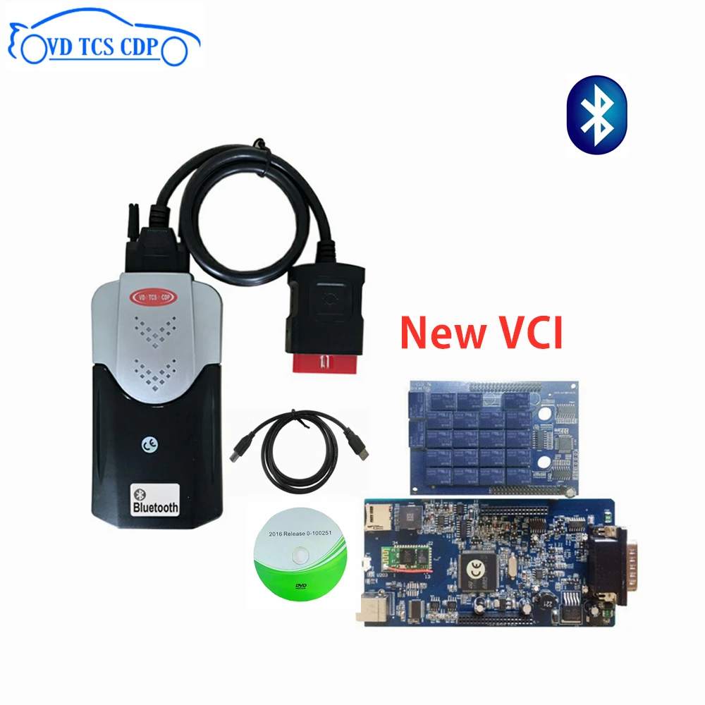 vci VD TCS CDP. R3 с bluetooth сканером для автомобиля грузовика obd2 такой же, как delphis vd ds150e cdp диагностический инструмент