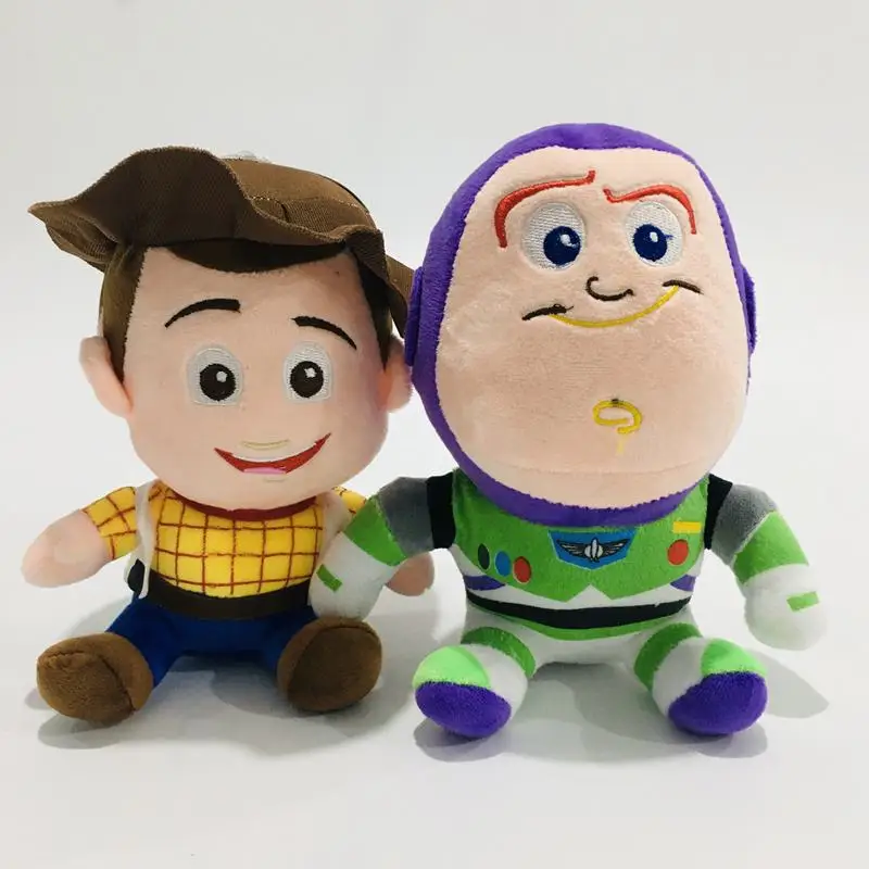 2 шт./компл. 20 см ToyStory 4 древесные и с рисунком Базза Лайтера одежда для улицы; Мягкая Плюшевая Кукла животного для детей Рождественский подарок игрушка