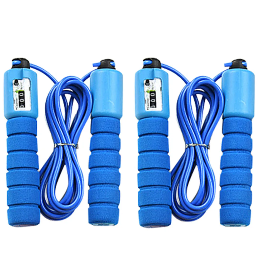 Jump Ropes With Counter Sports Fitness Adjustable Fast Speed Counting Jump Skip Rope Portable Durable Advanced Skipping Wire 319