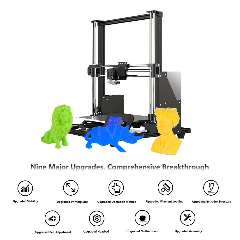 3d принтер Анет A8 A6 3D-принтеры комплект Высокоточный RepRap i3 DIY 3D печатная машина DIY Kit самостоятельной сборки Анет A8 A6 a2 3D-принтеры s 3д принтер anet a6