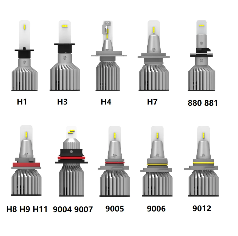EURS H4 H7 светодиодный фар автомобиля Лампа 12/24V 10000LM 60 Вт 6000 К анти-помех лампа H3 H1 9005 HB3 9006 HB4 H8 H9 H11 противотуманных фар C9