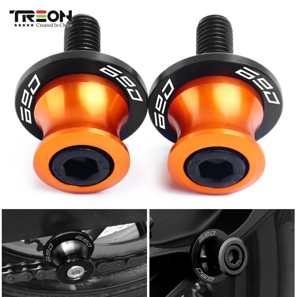 Cnc Alluminio Forcellone Bobine Stand Slider Viti 10M Per Ktm 690 Smc /R 690 Smc-R 690 Enduro R Supermoto Accessori Moto