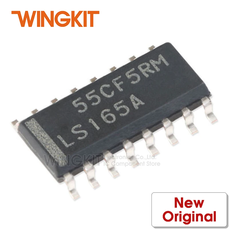 5 шт. SN74LS165ADR SOIC16 SN74LS165AD SN74LS165A SN74LS165 SN74LS / LS165A SOIC-16 серийный-Out сдвиг регистрирует |