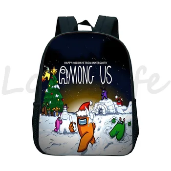 

New Game Among Us Children Backpack Kids Cute Cartoon Kindergarten Schoolbag Toddler Bookbag Preschool Anime Daily Knapsack Hot