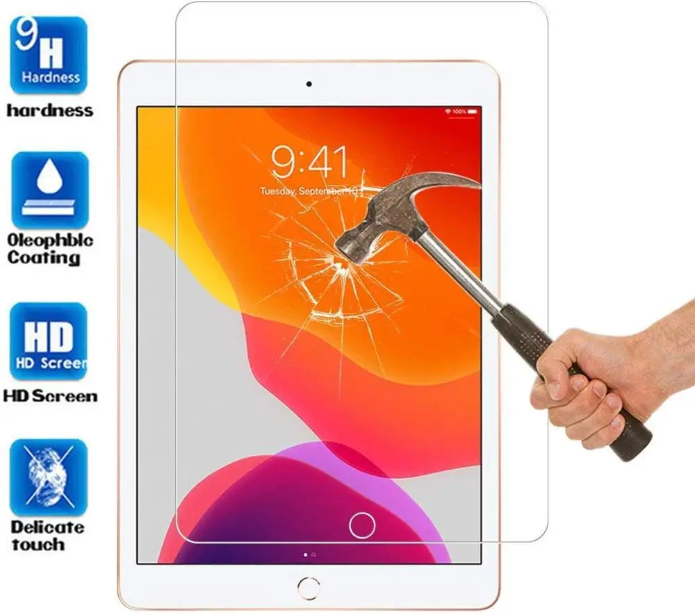 Защита экрана для iPad 10 2 2019 закаленное стекло 7 го поколения защитная