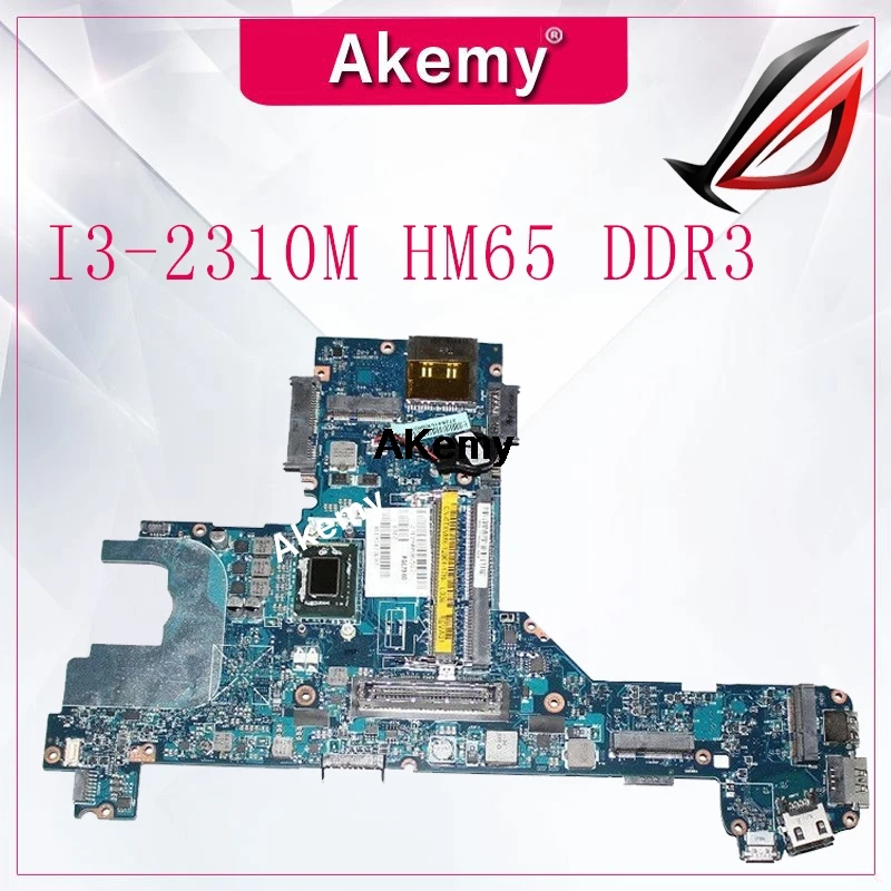 

Free shipping E6320 motherboard LA-6611P PAL70 DDR3 I3-2310M HM65 DDR3 For DELL E6320 Laptop Motherboard tested 100% work
