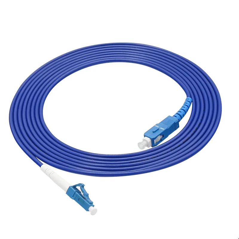 

SC/UPC to LC /UPC Simplex Single Mode Armored Fiber Patch Cord