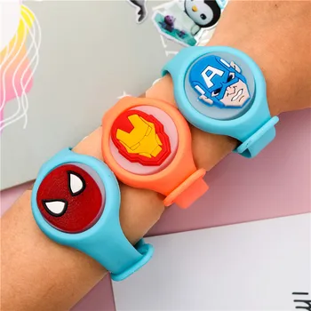 

The Avengers Marvel Captain America Iron Man Spider Man Original Flash Mosquito Repellent Wristband Anti-mosquito Children Gifts