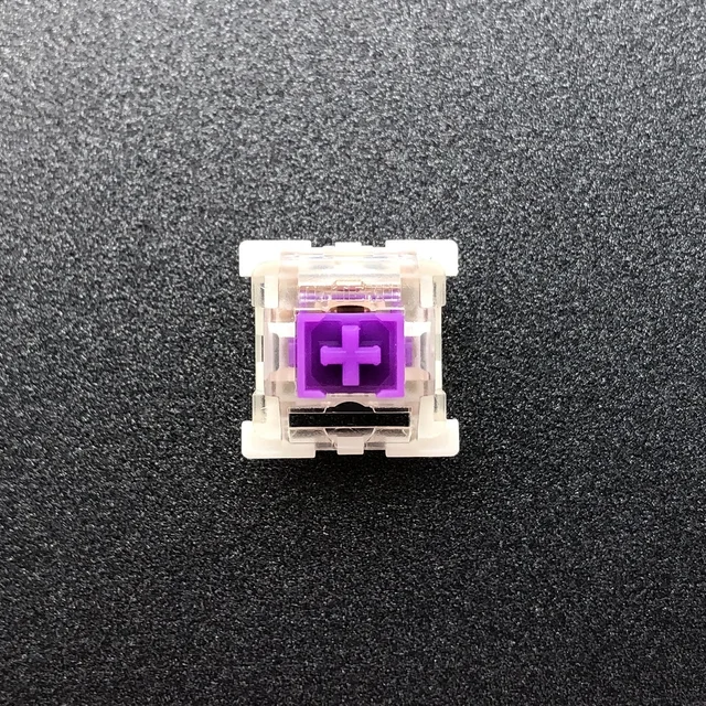 Outemu Switch Mechanical Keyboard Switch 3Pin Clicky Linear Tactile Silent Switches RGB LED SMD Gaming Compatible With MX Switch Dust-Proof Purple