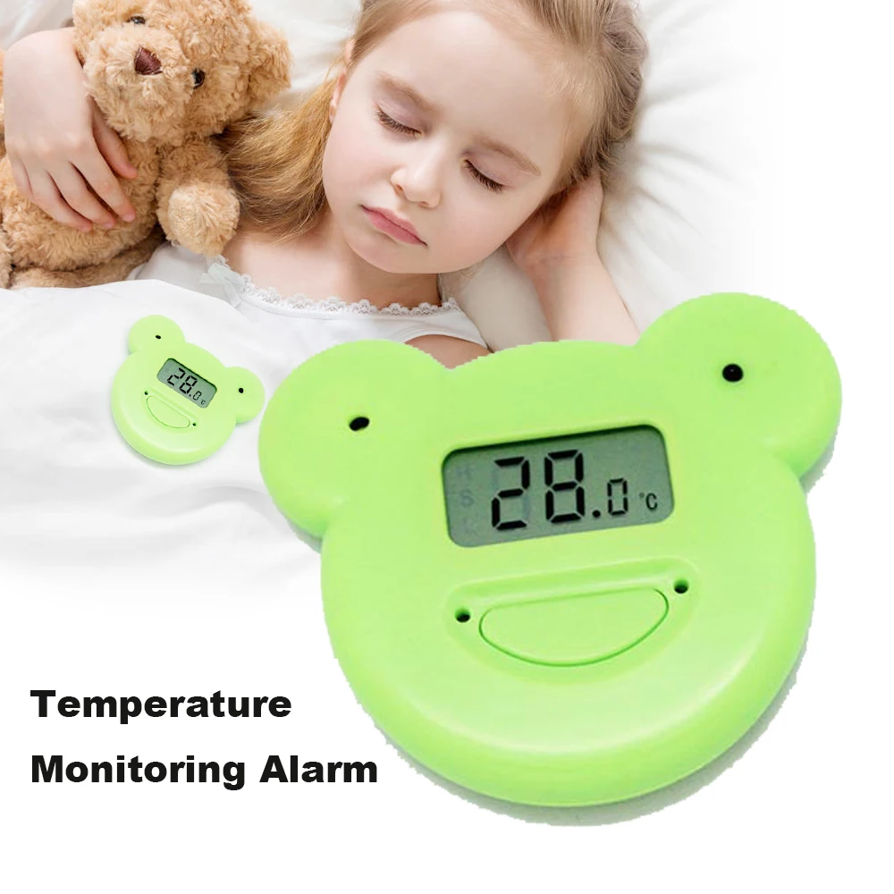

Night Baby Sleeping Monitors Mother Kids Safety Baby Monitor 24 Hours Temperature Monitoring Alarm Child Thermometer Fever Alarm