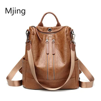 

Luxury Famous Design Women PU Leather Backpacks Female Shoulder Bags Teenager Girls Fashion Large Capacity School Bag Backpacks