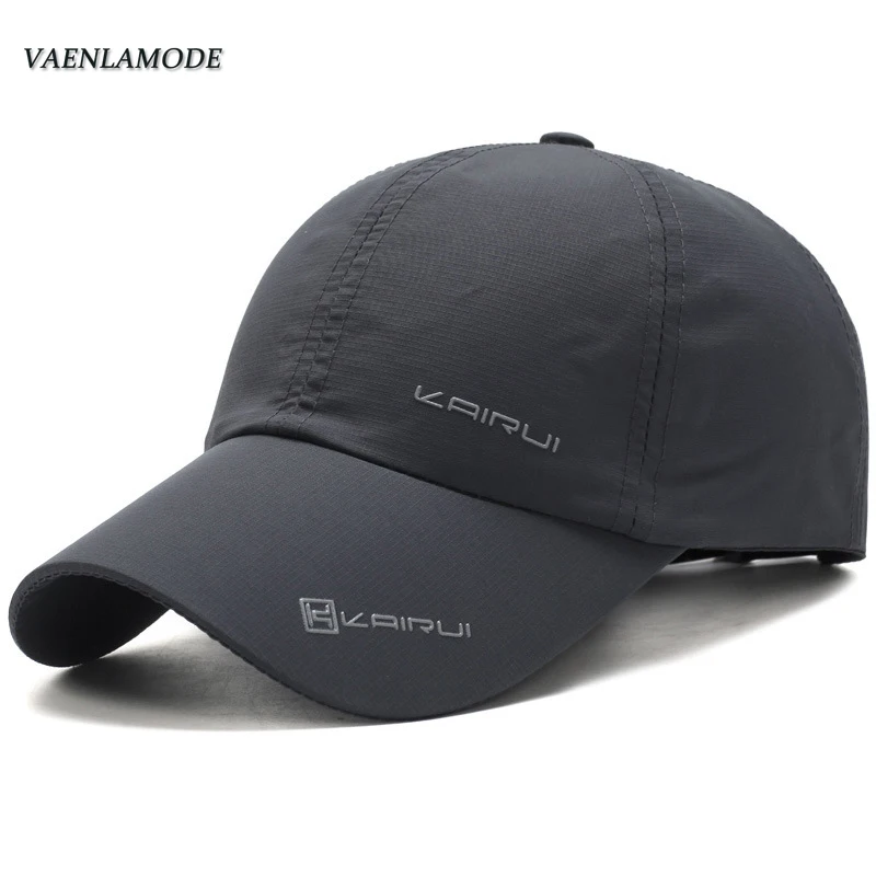 

VAENLAMODE Quick-drying baseball cap Summer Cap Branded Baseball Cap Men Women Dad Cap Bone Snapback Hats Outdoor sports cap