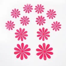 Импортные товары 3D пластиковый пирсинг для пупка Цветок Снежинка Детская комната наклейки на стену магниты на холодильник для декора стен