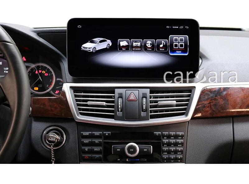 Обновление системы Comand E class W212 круглый Угловой экран retrofit ...