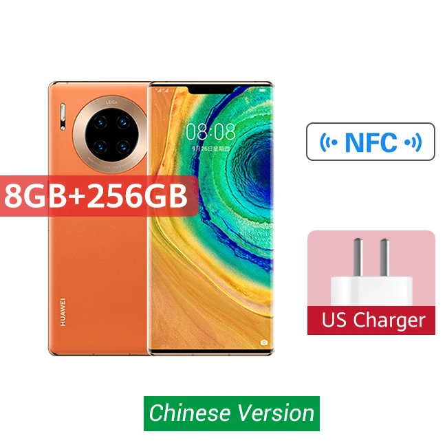 huawei mate 30 Pro 5G смартфон 40MP Тройная камера s 32MP фронтальная камера 6,53 ''полный экран Kirin 990 27W Беспроводная QC Скидка 600 руб. /. При заказе от 5500 руб. /Промокод: newyear600 / Ко - Цвет: 8G 256G Orange 5G