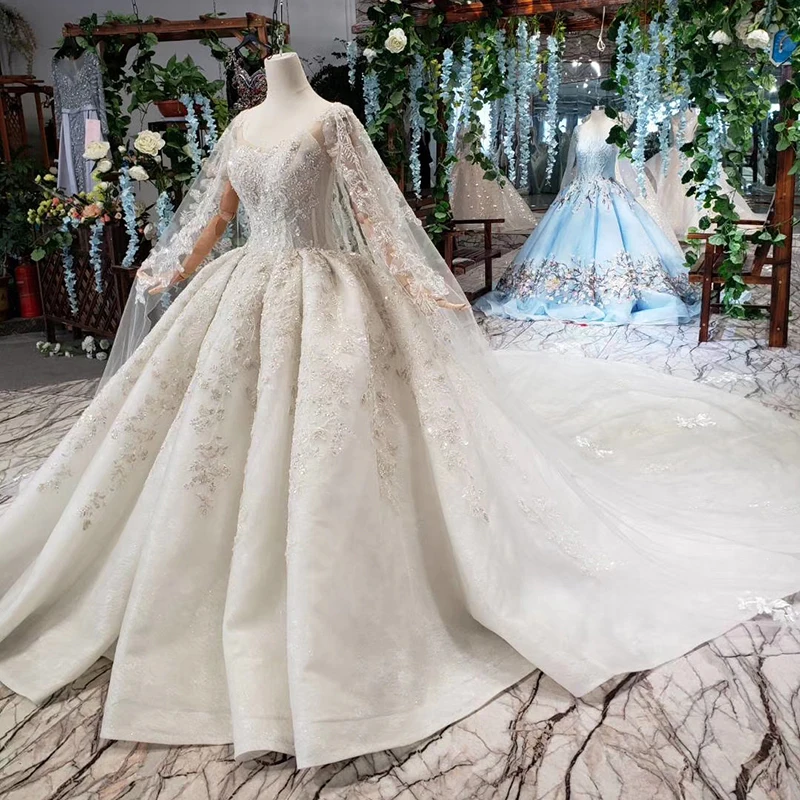 Vestido De Casamento, сексуальное платье невесты с круглым вырезом и шалью на спине, роскошное кружевное свадебное платье с жемчугом, Vestido De Noiva
