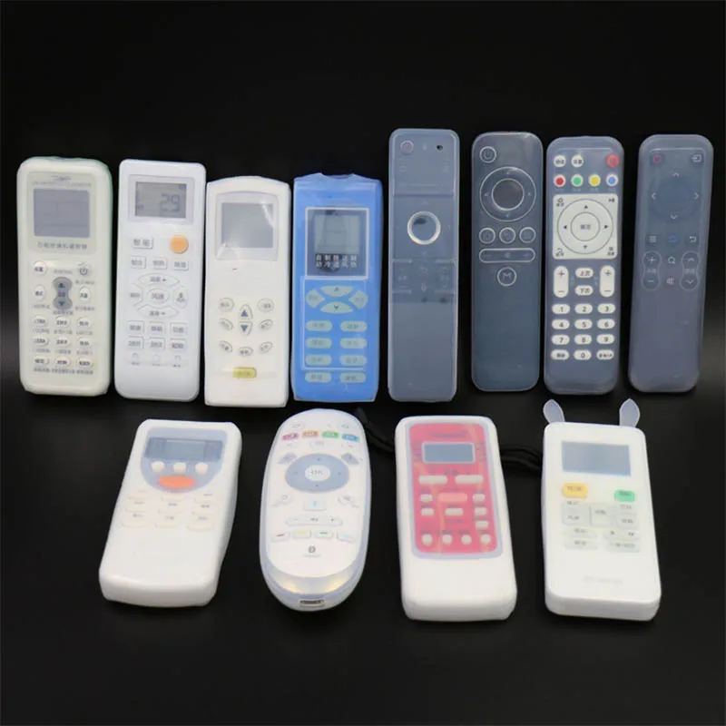 

Silicone TV Remote Control Case Cover Waterproof Portable Dust Protect Cover Air Condition Control Case Protect Storage Bag