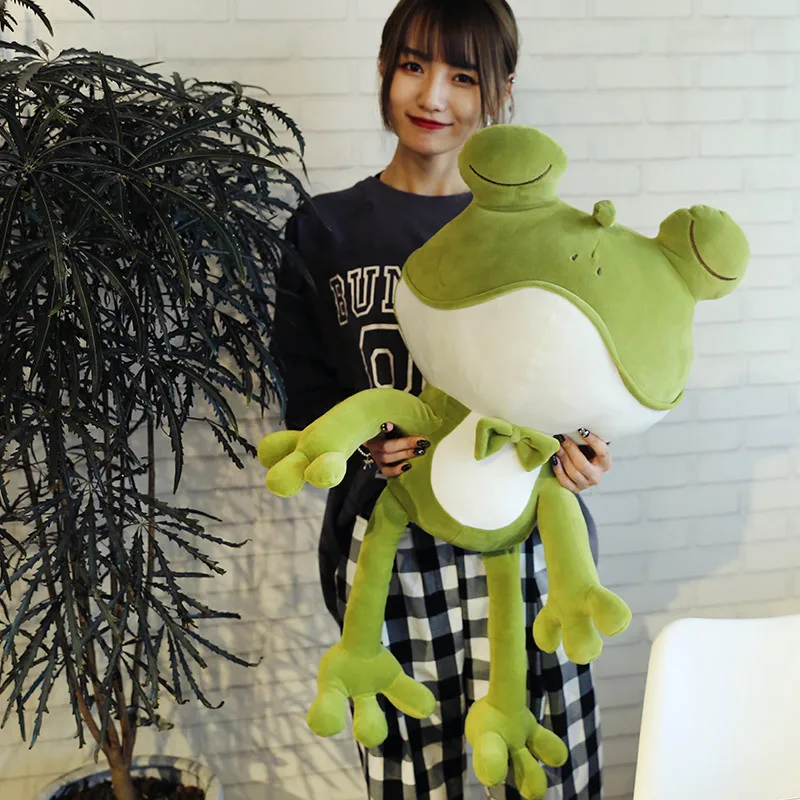 

New Style down Cotton Frog Mister Plush Toys Ultra-Soft Pillow Doll to Send His Girlfriend a Birthday Gift
