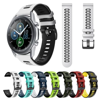 

Wrist Strap For Samsung Watch3 Silicone Band for Galaxy Watch 3 45mm 41mm Smartwatch Watchband Bracelet Replaceable accessories