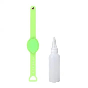 

Liquid Wristband Hand Dispenser Silicone Refillable Wristband Easy To Clean Your Hand Or Body By Lightly Press