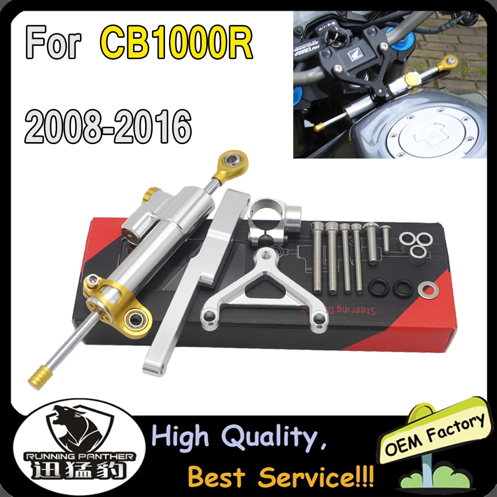 

Motorcycle Steering Damper Stabilizer Linear Reversed Safety Control Bracket For HONDA CB1000R CB 1000R 2008-2016 2015 2014 2013