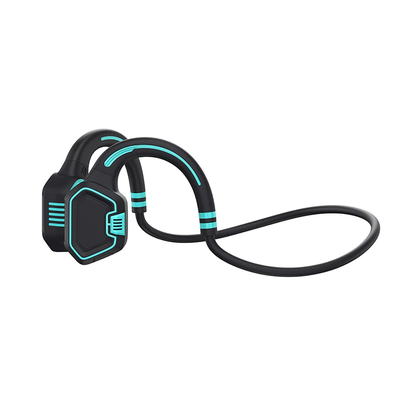 Real Bone Conduction Headphone IP68 Waterproof Wireless Bluetooth Earphone 16G Memory MP3 Music Player Swimming Sports Headset |