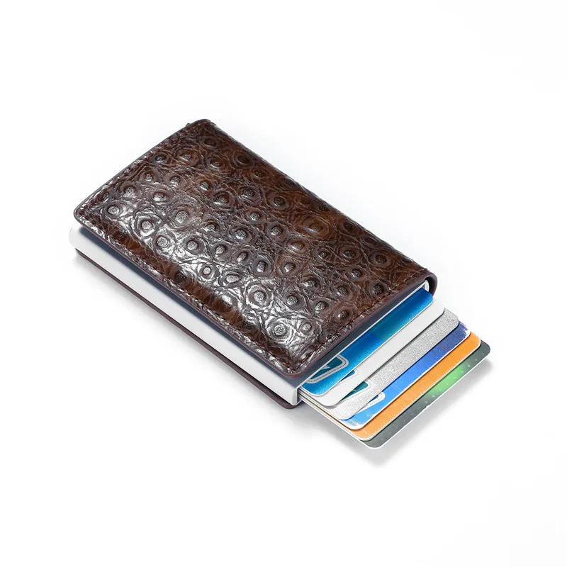 Мужские кошельки Rfid, маленькие кожаные тонкие кошельки, Мини кошельки, тонкая сумка для денег, Мужской винтажный черный короткий кошелек, держатель для карт, новинка