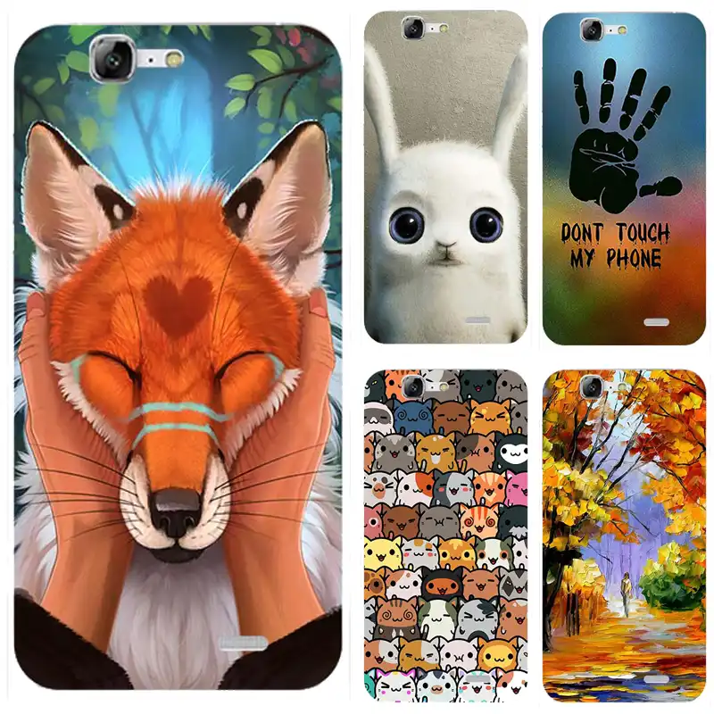 Чехол для Huawei Ascend G7 L01 L03 C199 мягкий силиконовый чехол 5 дюйма задняя крышка