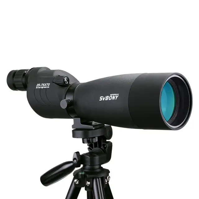 97,68  SVBONY SV17 Spotting Scope 75x70mm Zoom Waterproof Straight Target Hunting Archery