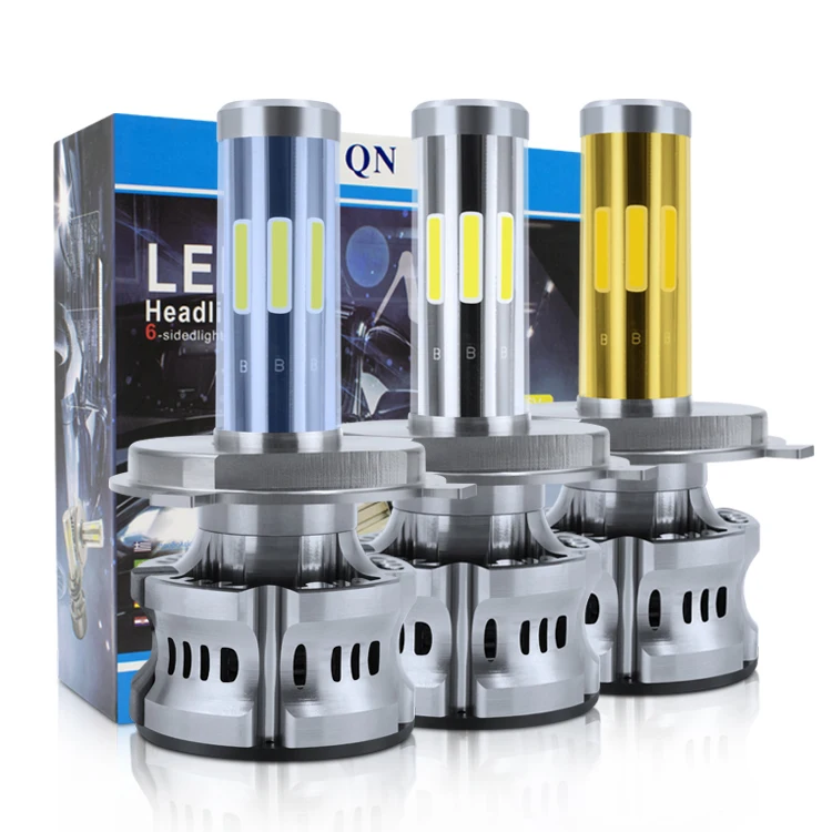 2pcs H1 H7 H8 H9 H11 9005 HB3 9006 HB4 LED Canbus Car Headlight Bulbs 3000K 6000K 80W 16000LM 8 Sides 360° Light Auto Headlamp |