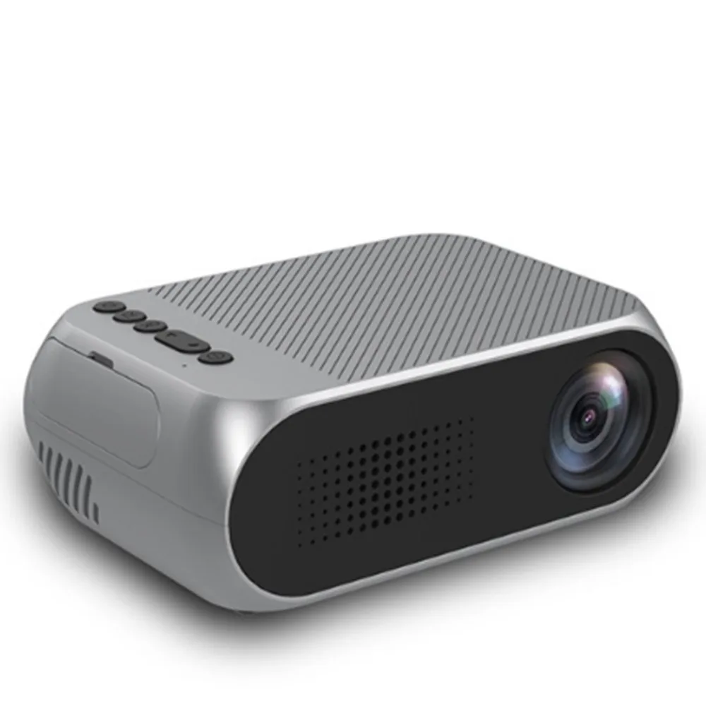 

LED Video Digital Movie Projector Professional YG320 Home Theater Portable Smart 1080P Movie Projector for Home Theatre EU Gray