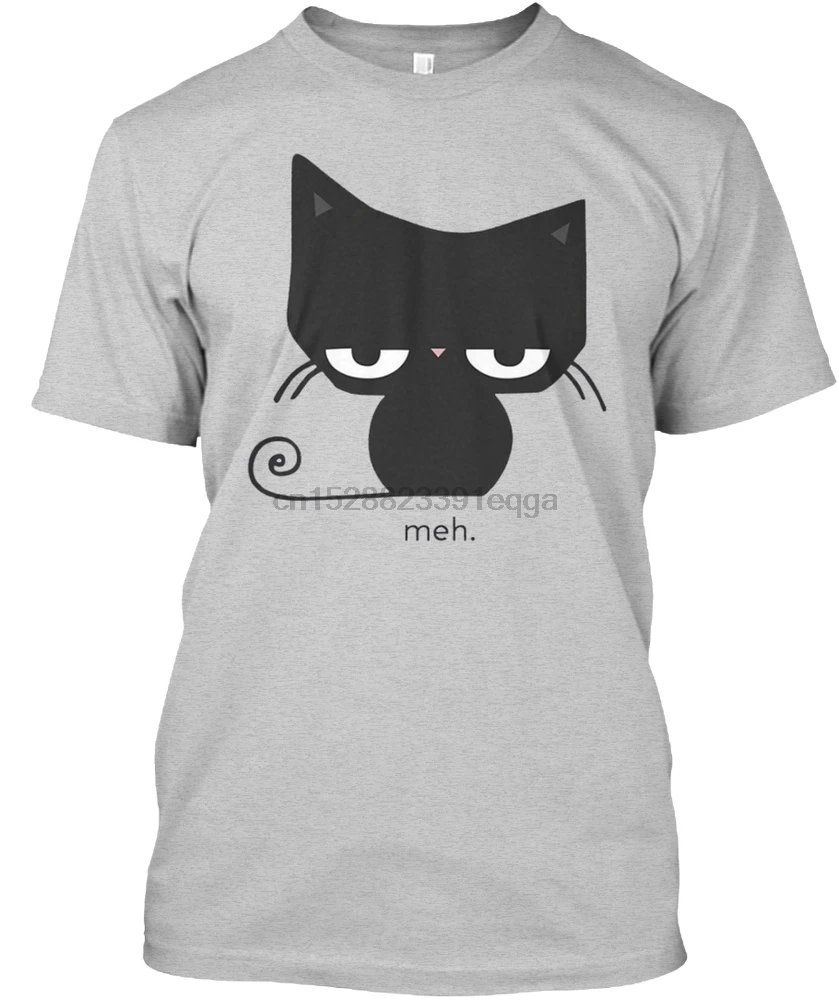 Men T Shirt BLACK CAT MEH Women t shirt 