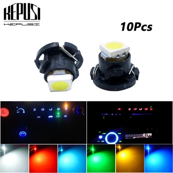 

10x T4.7 Gauge Dashboard Indicator Light Neo Wedge Led Ac Panel Instrument Switch Radio Climate Control Bulb For Dodge Ram 1500
