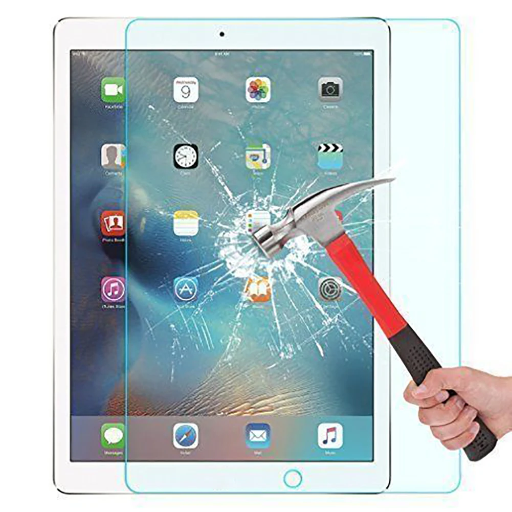 Закаленное Стекло Экран защиты чехол для iPad 2/3/4 5th 6th iPad Air Mini 7,9 Pro 9,7 10,5