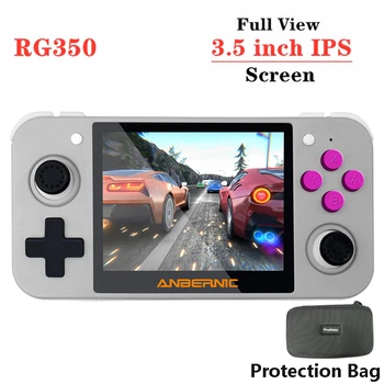 

New Retro Game RG350 Video Game Handheld game console MINI 64 Bit 3.5 inch IPS Screen 16G Game Player RG 350 PS1 RG350M Dropship