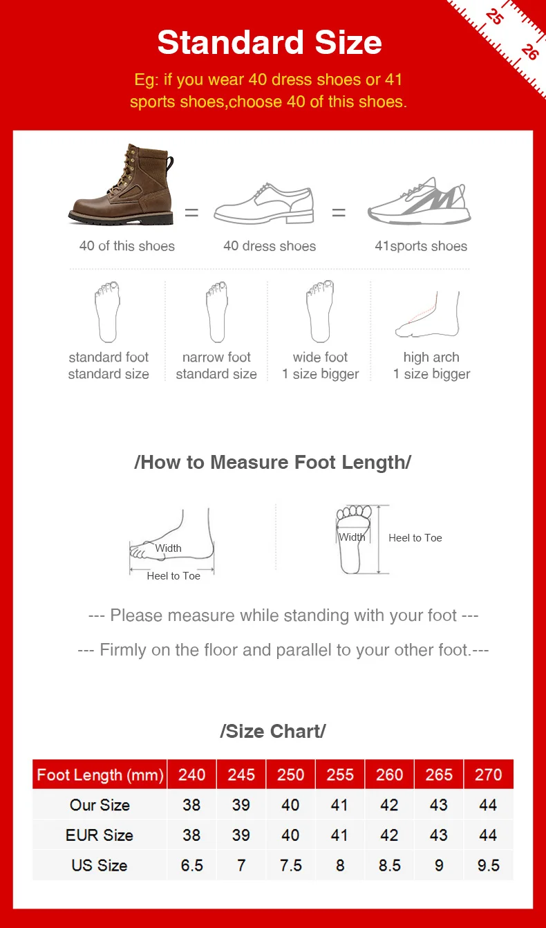 Maden Men's Genuine Leather Desert Boots Mid Retro High Street Martin Boots British Combat Boots Work & Safe Motorcycle Boot