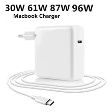 30w 61w 65w 87w 96w pd USB-C notebook laptops adaptador de alimentação tipo-c carregador rápido para apple macbook iphone dell hp samsung xiaomi