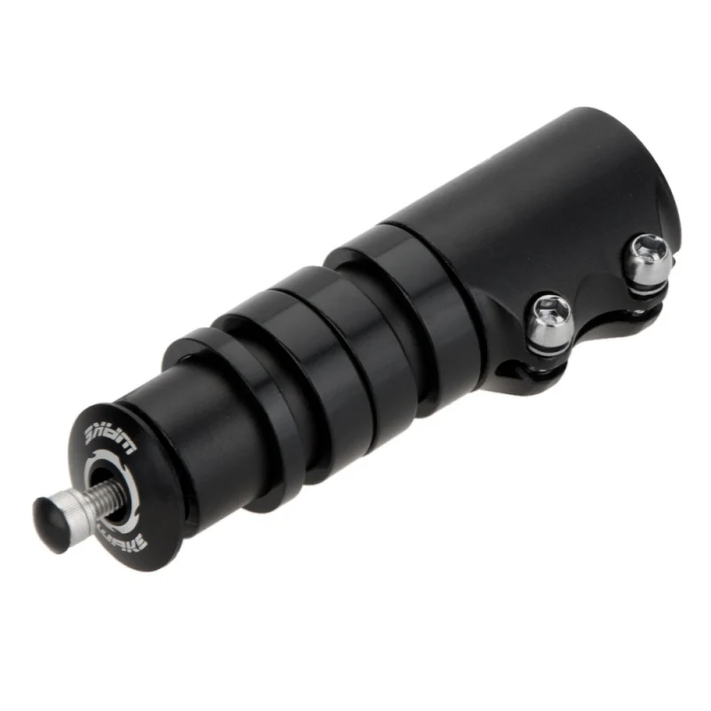 cheap 12cm Aluminum Alloy Bicycle Fork Stem Extender Fork Stem Rise Up Extension Handlebar Riser MTB Bike Stem Riser Mountain Bikes