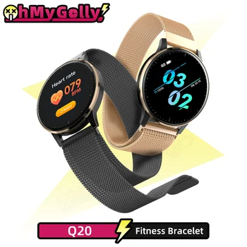 

OMG Q20 Smart Watch Women Heart Rate Blood Pressure Sleep Monitor Fashion Lady Bracelet Smartwatch IOS Android pk Q8 apple