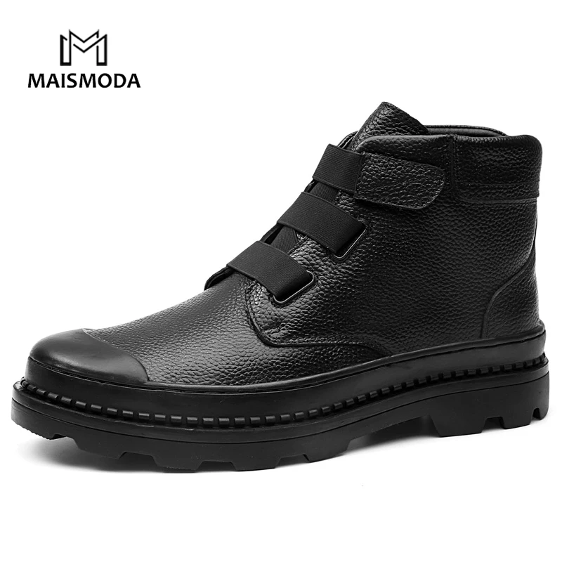 MAISMODA/новые винтажные мужские повседневные сапоги уличные мягкие военные водонепроницаемые зимние сапоги ботильоны размер 38-46 YL631