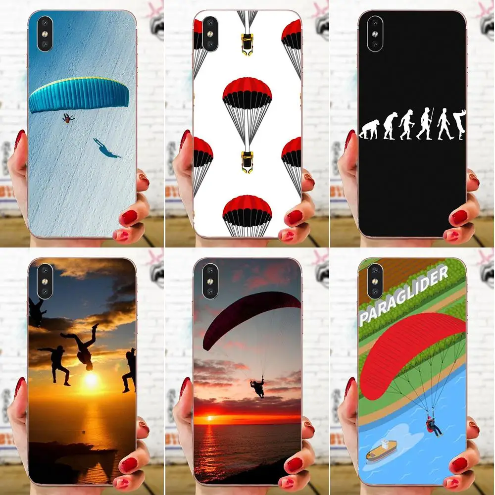 For LG G2 G3 G4 G5 G6 G7 K4 K7 K8 K10 K12 K40 Mini Plus Stylus ThinQ 2016 2017 2018 Soft Cases Capa Paragliding Paraglider | Мобильные
